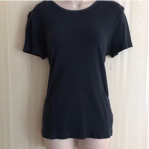 GAP navy blue & black striped top NEVER WORN